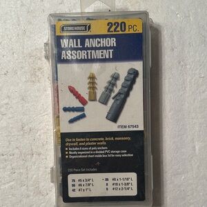 220-Piece Wall Anchor Assortment (67543)